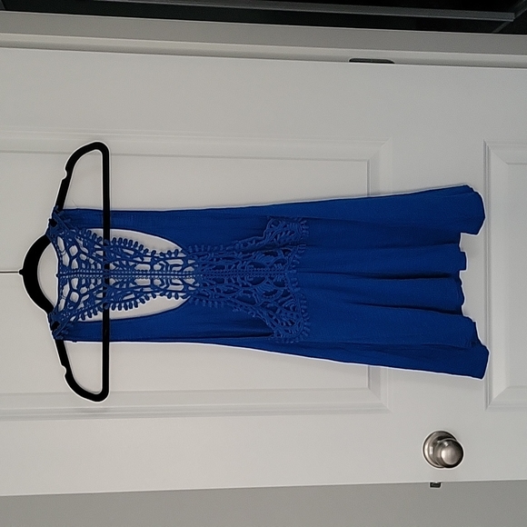 Seductions Crochet Back Tank Top - Picture 2 of 6